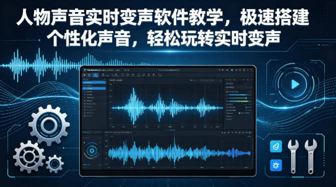 人物声音实时变声软件教学,极速搭建个性化声音,轻松玩转实时变声