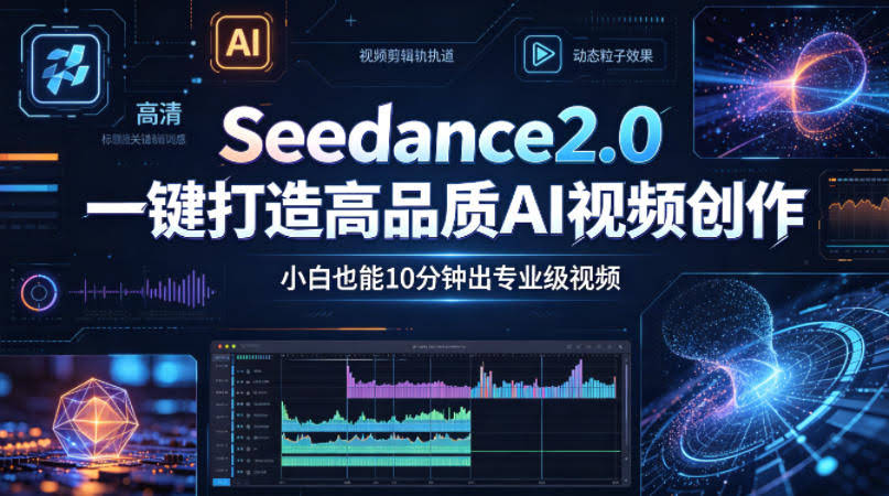 Seedance2.0一键打造高品质AI视频创作,小白也能10分钟出专业级视频