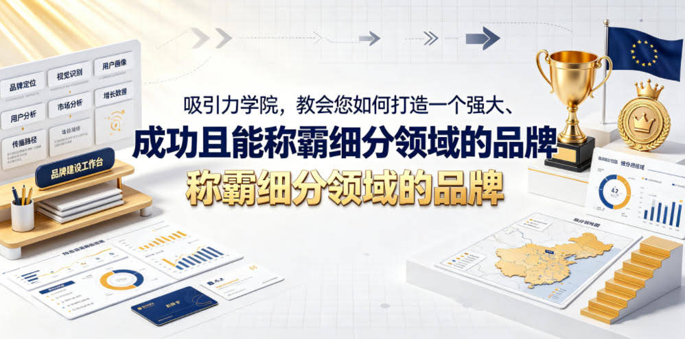 吸引力学院,教会您如何打造一个强大、成功且能称霸细分领域的品牌!【原创双语字幕】