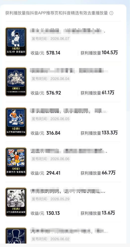 抖音某博主的育儿Ai视频全流程0-1实操,伙伴计划+分成计划+商单收徒等多种收益,日入300+