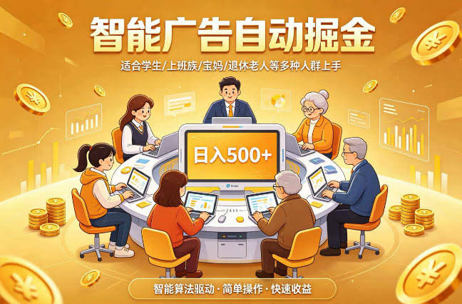 2026年最好做的项目:自动掘金项目,小白轻易上手,单日轻松收入500+【揭秘】