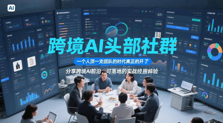 跨境AI头部社群,一个人顶一支团队的时代真正的开始了,分享跨境AI前沿,可落地的实战经验(更新6月29日)