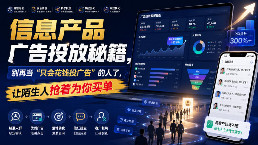 信息产品广告投放秘籍,别再当“只会花钱投广告”的人了,让陌生人抢着为你买单【原创双语字幕】