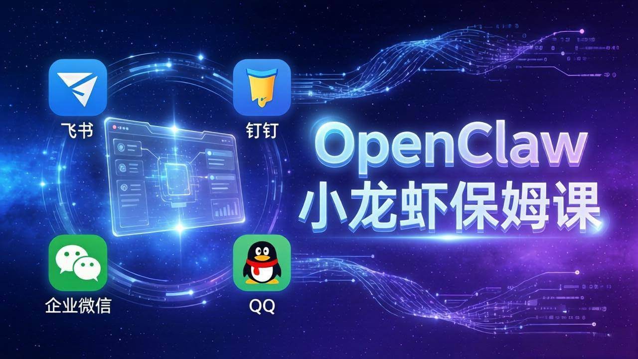 （17614期）OpenClaw小龙虾保姆课： Windows/macOS/Linux/Docker全系统安装，飞书+钉钉+企业微信+QQ 全接入-航海圈