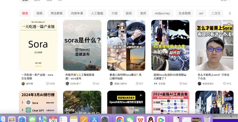 小红书sora流量挺高，…#情报-航海圈