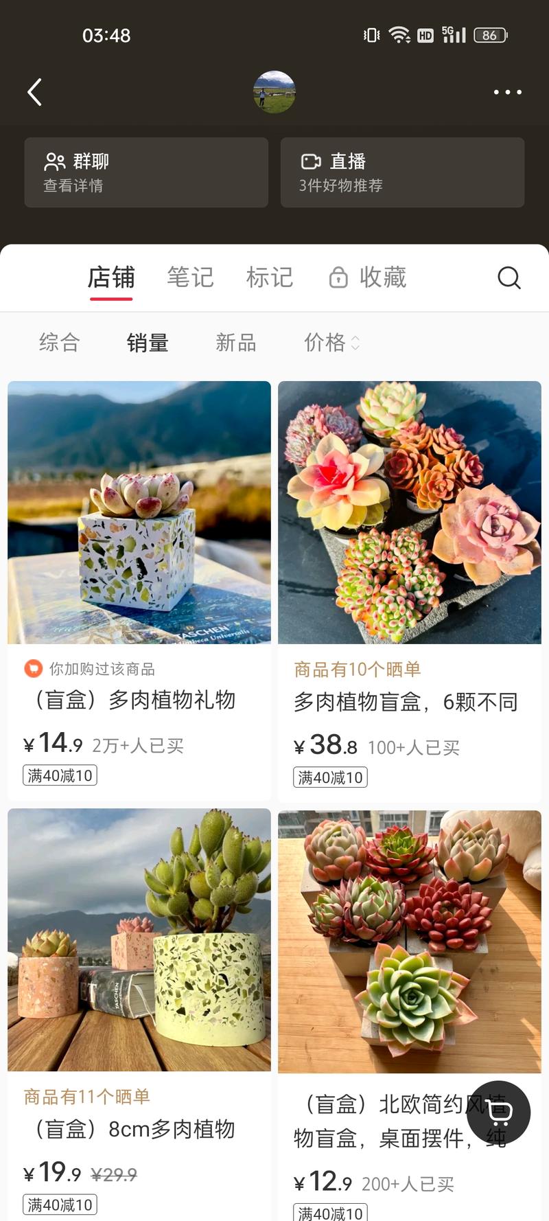 多肉盲盒，多肉+水磨花…#情报-航海圈