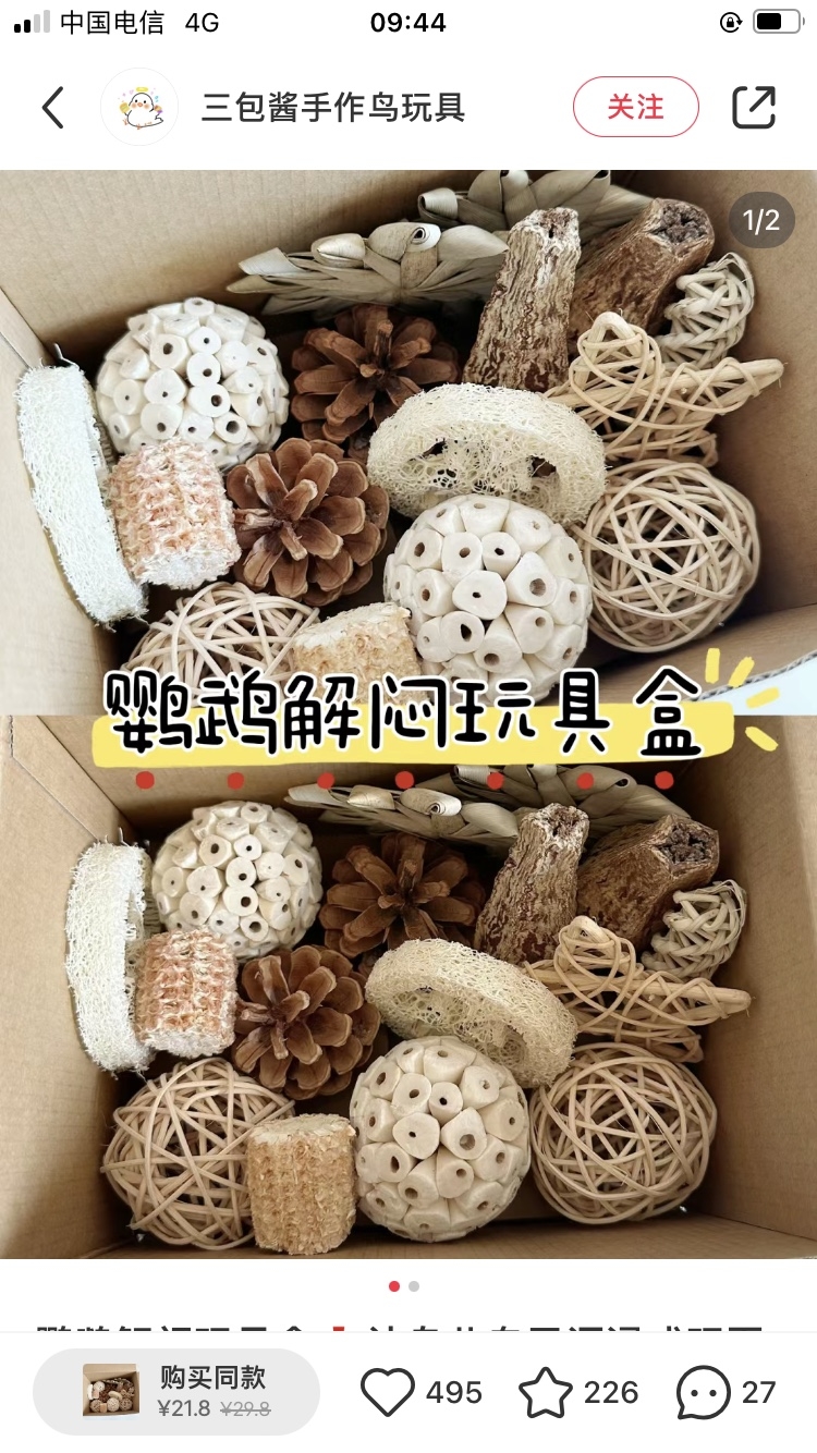 小众宠物-鹦鹉玩具，…#情报-航海圈