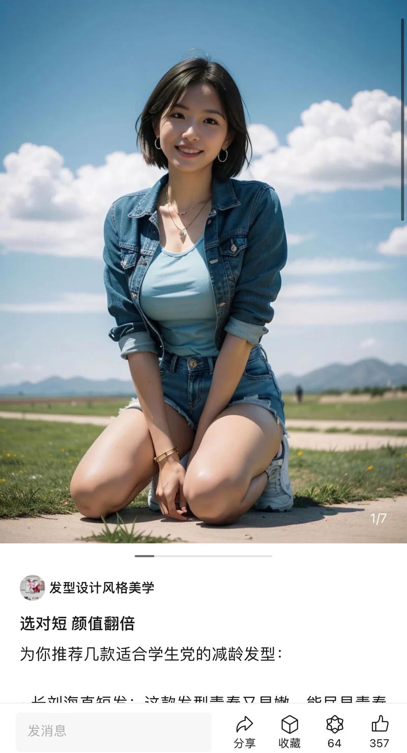 过去用AI生成过不少美女…#情报-航海圈