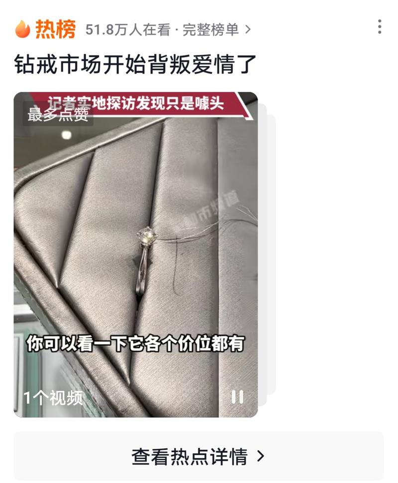 离婚钻戒，一个小热点…#情报-航海圈