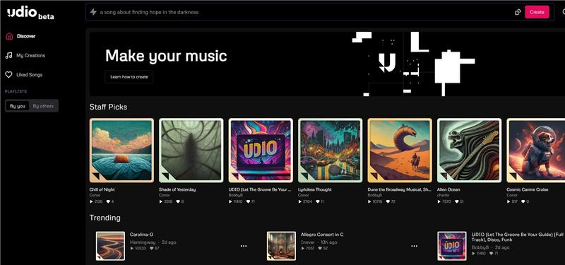 通用的AI音乐生成器U…#情报-航海圈
