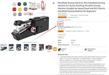 刷到产品名：迷你缝纫机采购：国内工….-航海圈