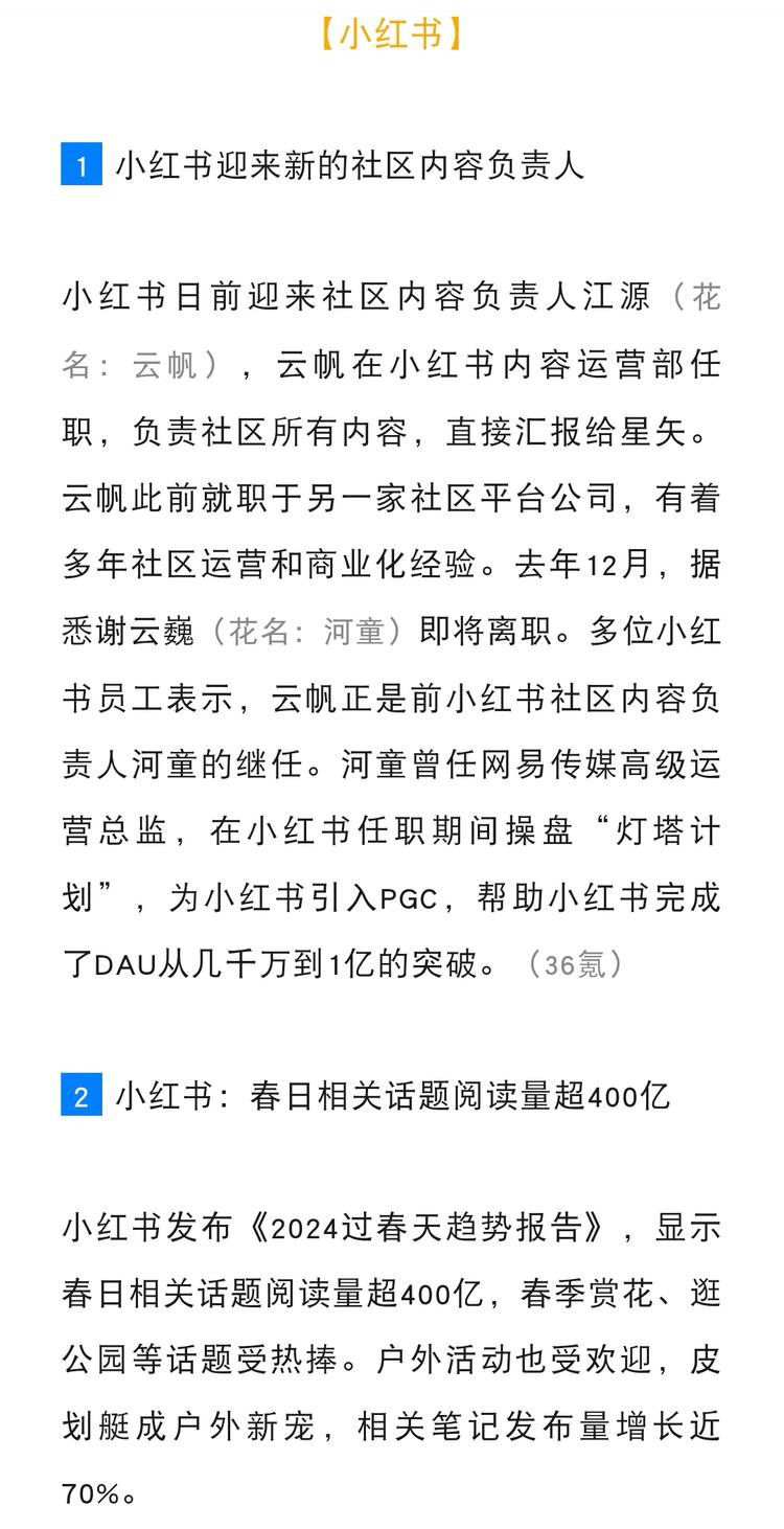 小红书：春日相关话题阅读量超400亿….-搞钱风向标论坛-航海社群内容-航海圈