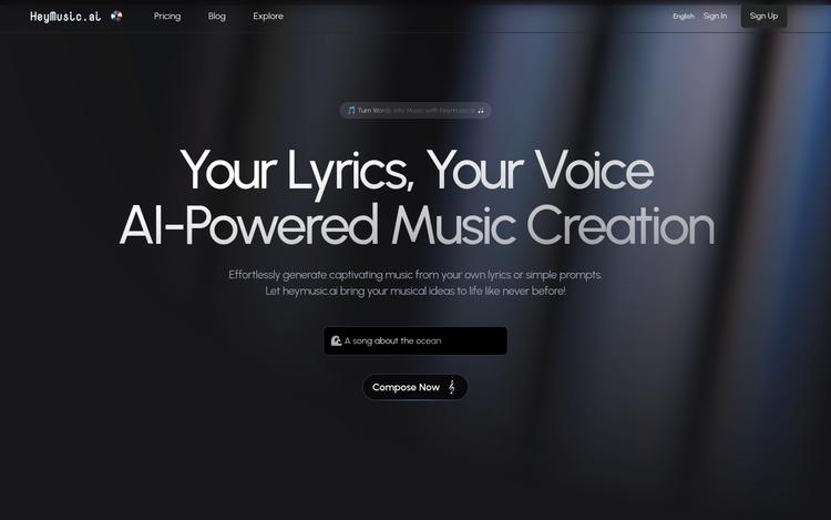 HeyMusic.AI一款基于AI算法的….-航海圈