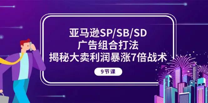 亚马逊SP/SB/SD广告组合打法，揭秘大卖利润暴涨7倍战术 (9节课)