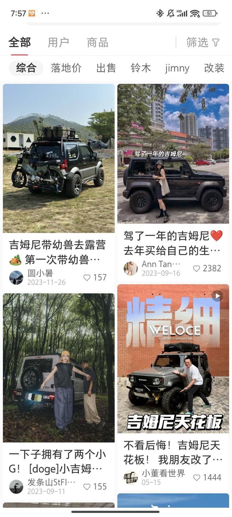汽车小群体，最近买车搜了一下吉姆尼，….-搞钱风向标论坛-航海社群内容-航海圈