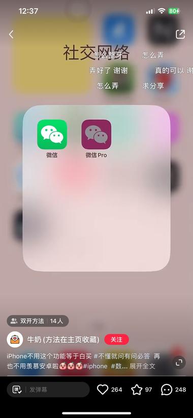 iPhone微信双开评论区全在问….-搞钱风向标论坛-航海社群内容-航海圈