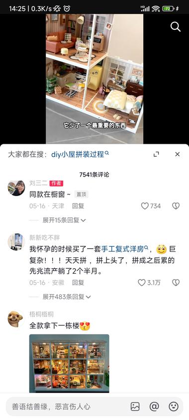 微缩场景DIY小屋，抖音有对应的店铺….-搞钱风向标论坛-航海社群内容-航海圈