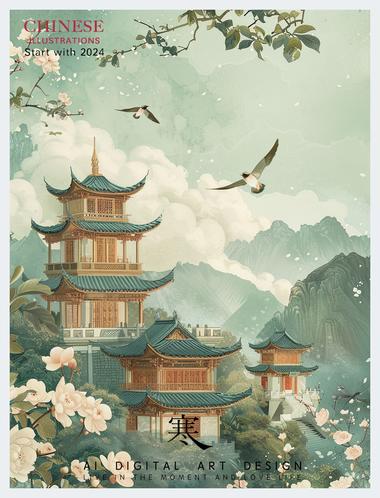 清新祥和 回归自然 –Midjourne….-航海圈