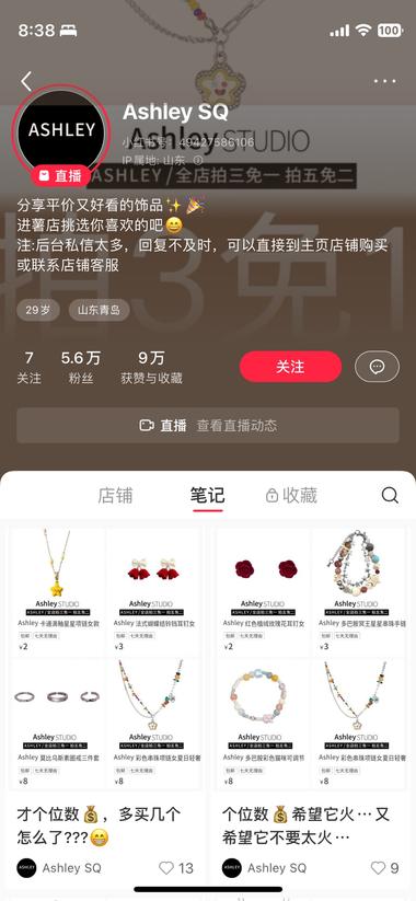 小红书做饰品的，刷到了很多，前台的数….-搞钱风向标论坛-航海社群内容-航海圈