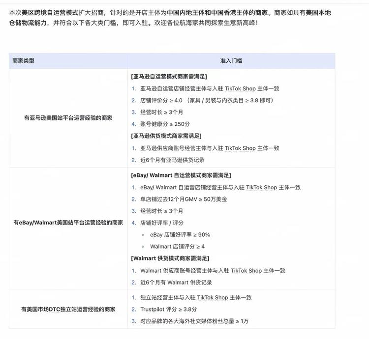 Tiktok美区跨境店招商，政策比….-搞钱风向标论坛-航海社群内容-航海圈