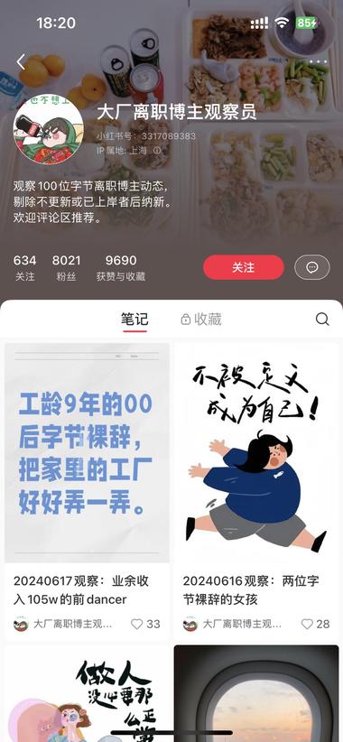 当离职博主成为小红书职场热..#风向标-航海圈