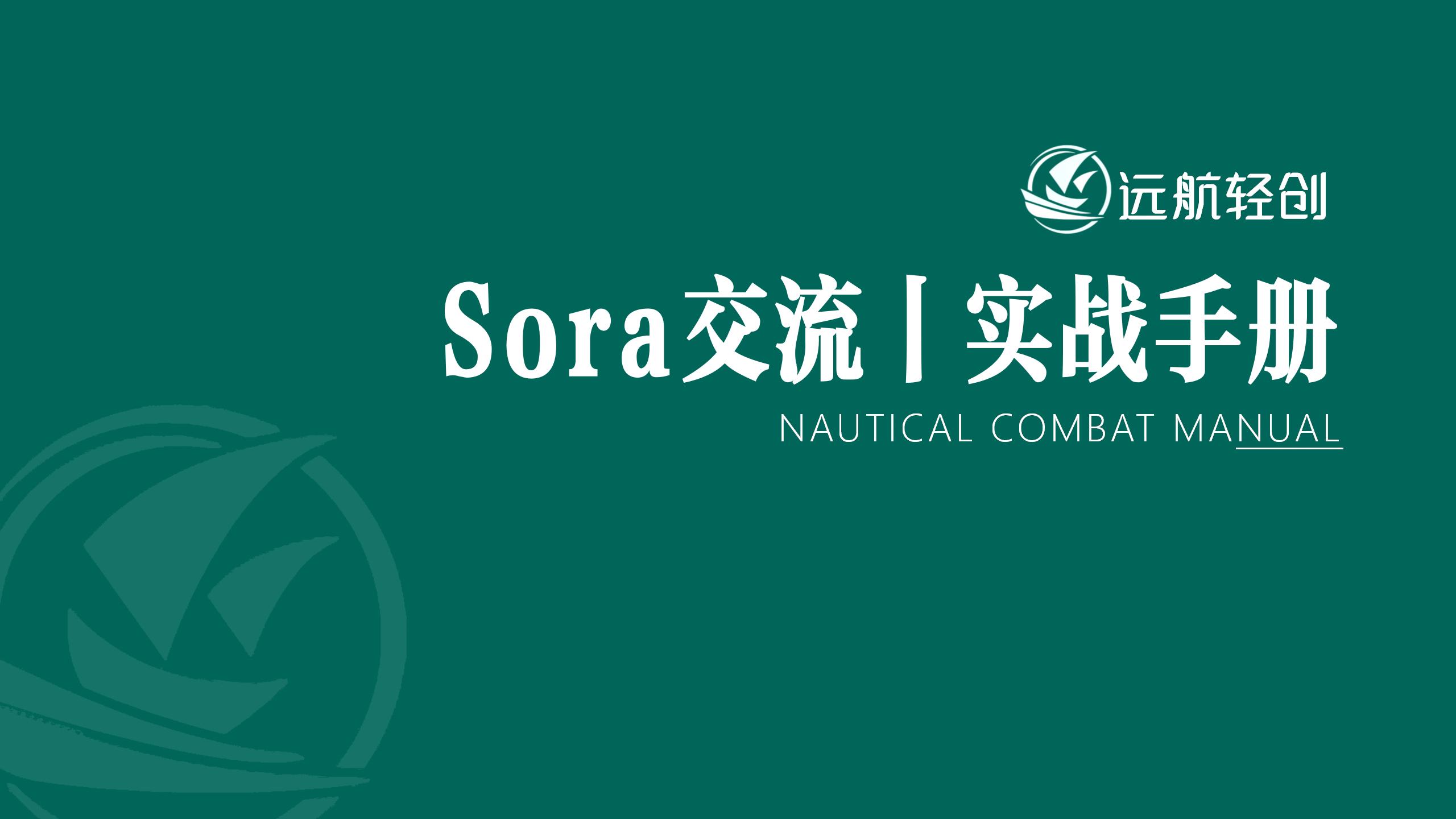 Sora 交流 | 资讯合集【航海精华】-航海圈