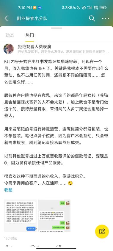 喜欢猫的可以试试这个，猫咪..#风向标-搞钱风向标论坛-航海社群内容-航海圈