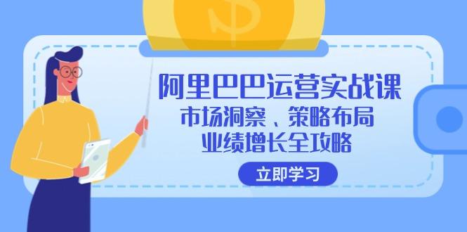 阿里巴巴运营实战课：市场洞察、策略布局、业绩增长全攻略-航海圈