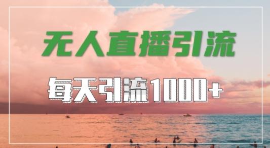 抖音快手视频号全平台通用，无人直播引流法，超暴力引流1000+高质量精准创业粉-航海圈