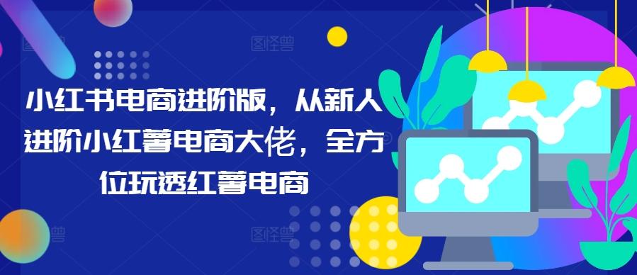 小红书电商进阶版，从新人进阶小红薯电商大佬，全方位玩透红薯电商-航海圈