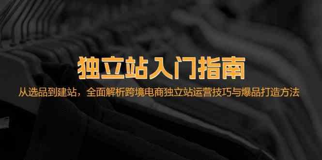 独立站入门指南：从选品到建站，全面解析跨境电商独立站运营技巧与爆品打造方法-航海圈