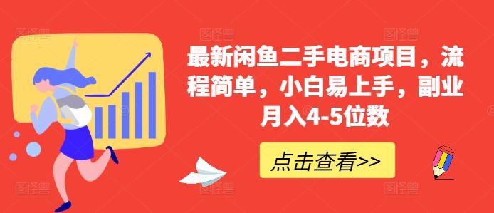 最新闲鱼二手电商项目，流程简单，小白易上手，副业月入4-5位数!-航海圈