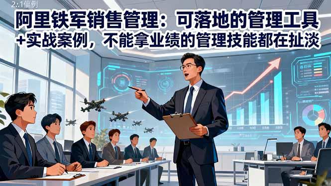 阿里铁军销售管理：可落地的管理工具+实战案例，不能拿业绩的管理都在扯淡-航海圈