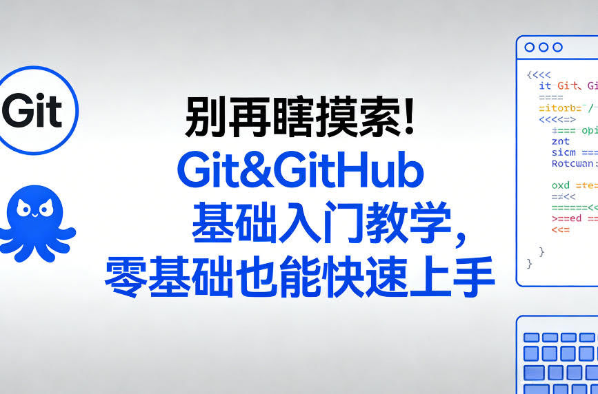 别再瞎摸索！Git&GitHub基础入门教学，零基础也能快速上手-航海圈