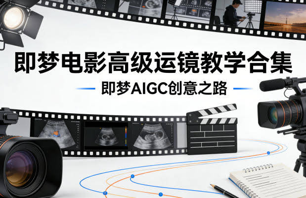 即梦电影高级运镜教学合集，即梦AIGC创意之路-航海圈