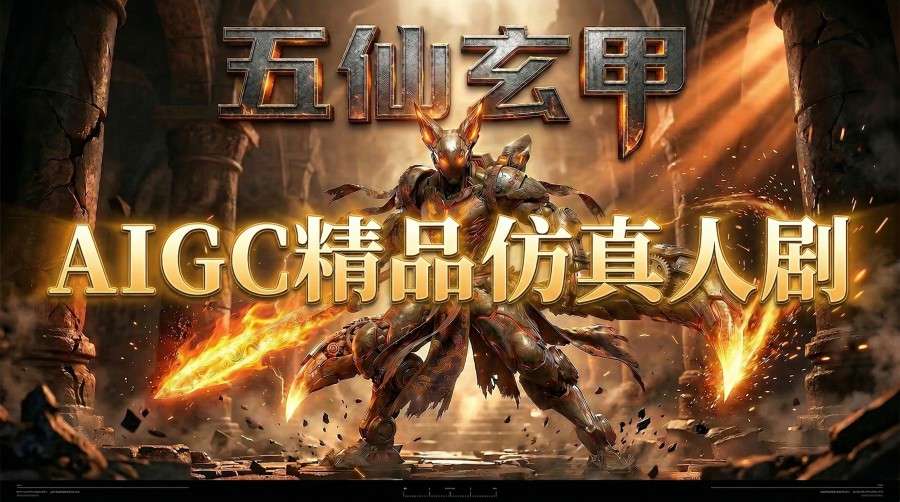 AIGC精品仿真人短剧教学,以五仙玄甲风为例展示保姆级实操教学-航海圈