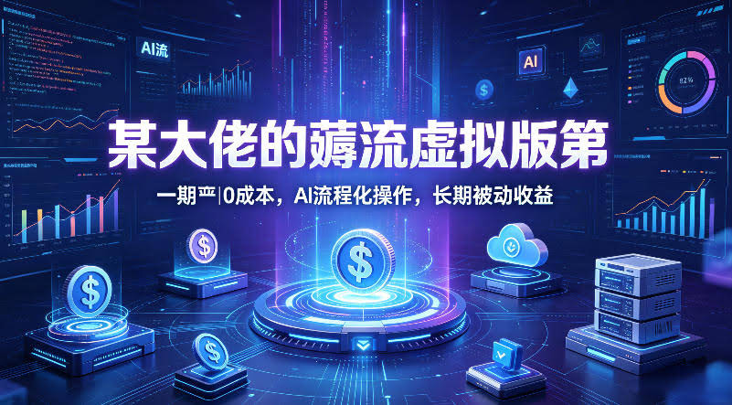 某大佬的薅流虚拟版第一期丨0成本，AI流程化操作，长期被动收益-航海圈
