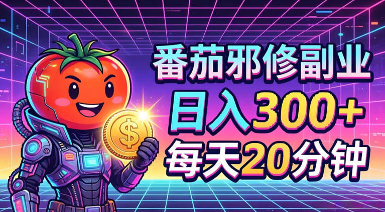 番茄小说撸金，日入300+，每天20分钟！五一必看，独家项目，副业小白友好，超级简单【揭秘】-航海圈