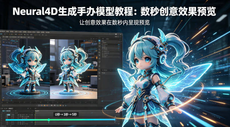 Neural4D生成手办模型教程，让创意效果在数秒内呈现预览-航海圈