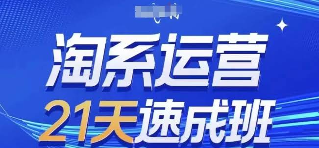 淘系运营21天速成班，0基础轻松搞定淘系运营，不做假把式，快速复制落地(更新26年4月)-航海圈