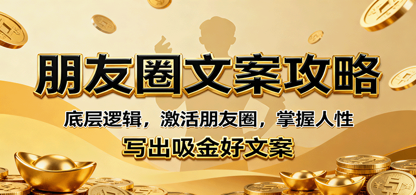 朋友圈文案攻略：底层逻辑，激活朋友圈，掌握人性，写出吸金好文案-航海圈