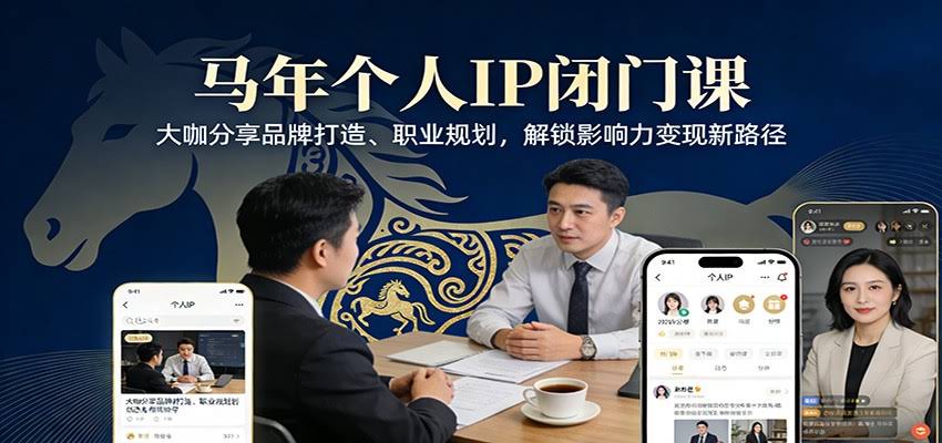 马年个人IP闭门课，大咖分享品牌打造、职业规划，解锁影响力变现新路径-航海圈