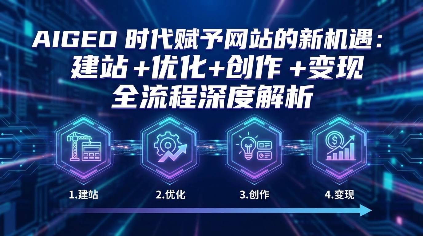 AIGEO+时代赋予网站的新机遇：建站+优化+创作+变现+全流程深度解析-航海圈