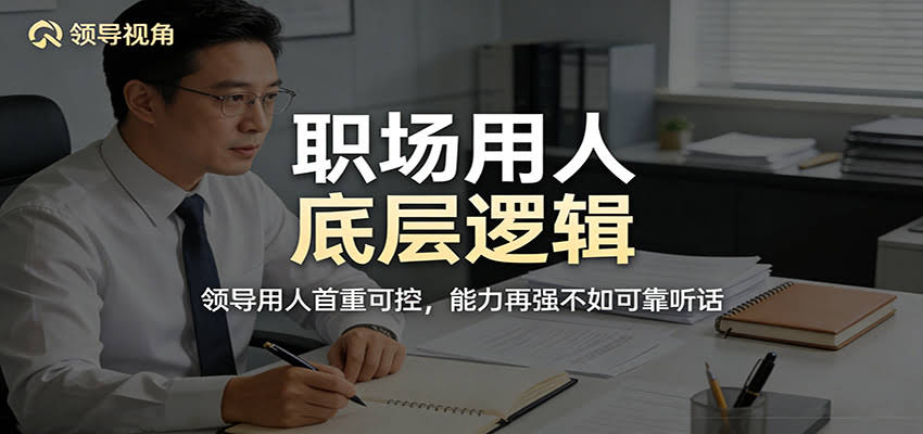公众号付费文章：职场用人底层逻辑，领导用人首重可控，能力再强不如可靠听话-航海圈
