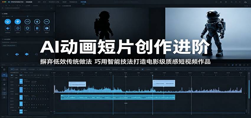 AI动画短片创作进阶：摒弃低效传统做法，巧用智能技法打造电影级质感短视频作品-航海圈