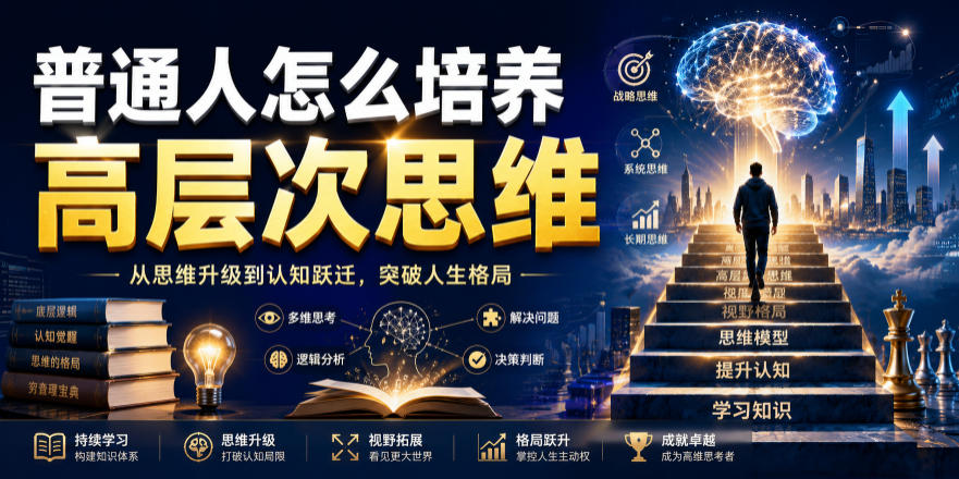 公众号付费文章：普通人怎么培养高层次思维-航海圈