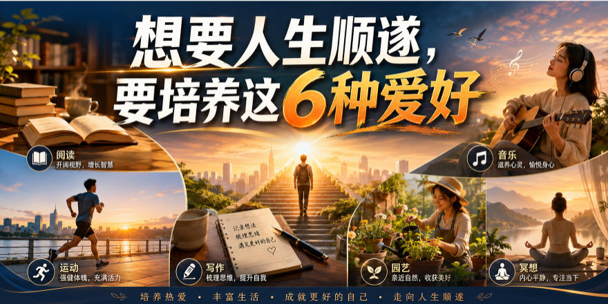 公众号付费文章：想要人生顺遂，要培养这6种爱好-航海圈