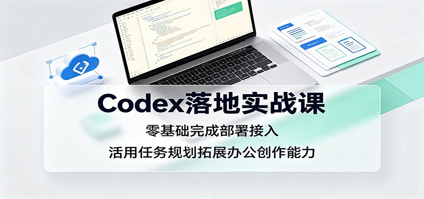 Codex落地实战课：零基础完成部署接入，活用任务规划拓展办公创作能力-航海圈