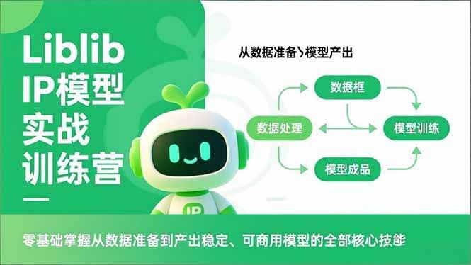 (16955期)Liblib IP模型实战训练营,零基础掌握从数据准备到产出稳定、可商用模型的全部核心技能-航海圈