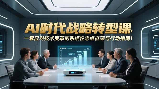 (16990期)AI时代战略转型课:一套应对技术变革的系统性思维框架与行动指南!-航海圈